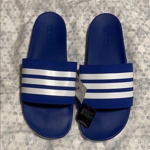 Adidas slides NWT blue